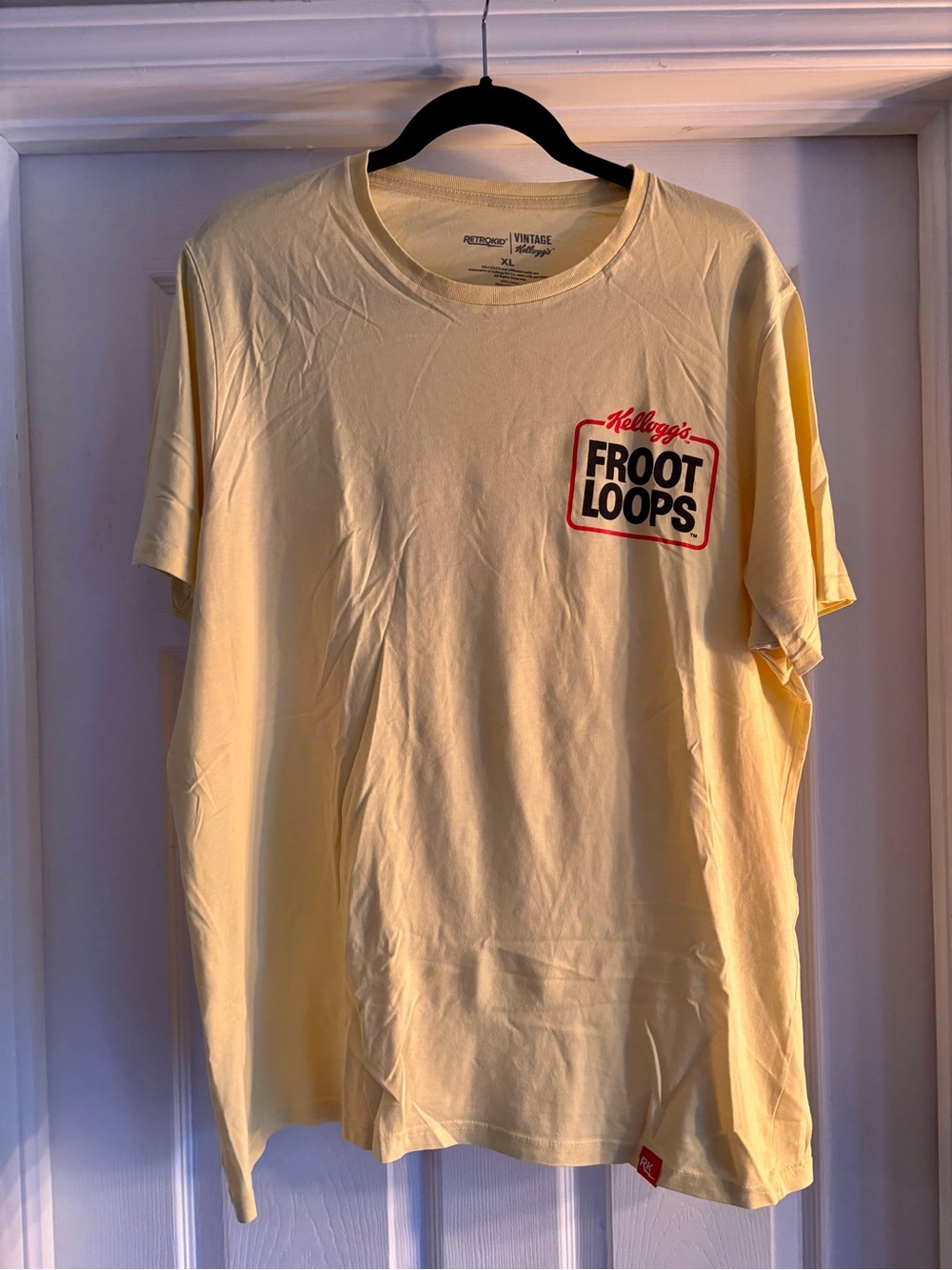 Unisex Kellogg's Froot Loops Pale Yellow Short-Sleeve Graphic Tee
